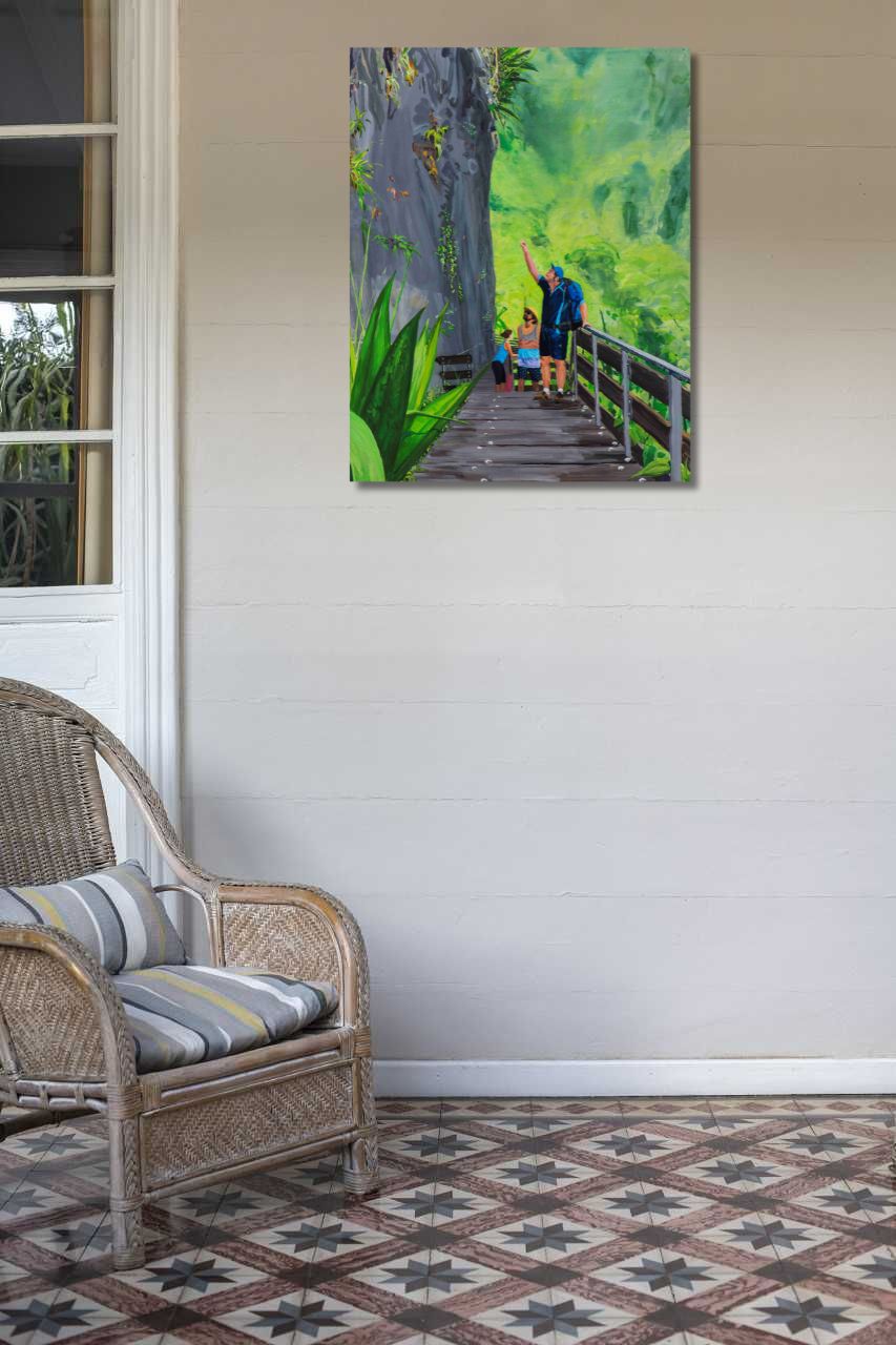 La toile. "Emeric, Nils et Alice" – Image 4