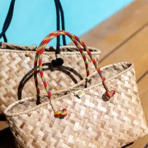 Le sac rectangulaire. Vacoa et corde