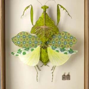 La boîte à insectes. "Mantidae en habit de printemps"