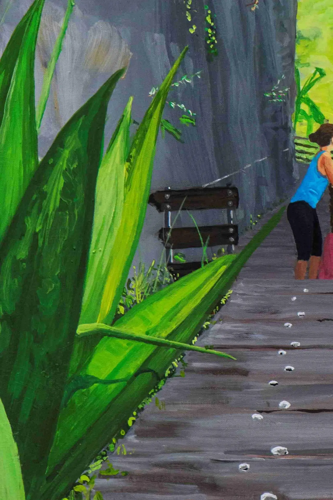La toile. "Emeric, Nils et Alice" – Image 3