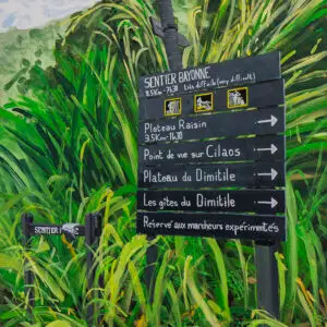La toile. "Sentier Bayonne"
