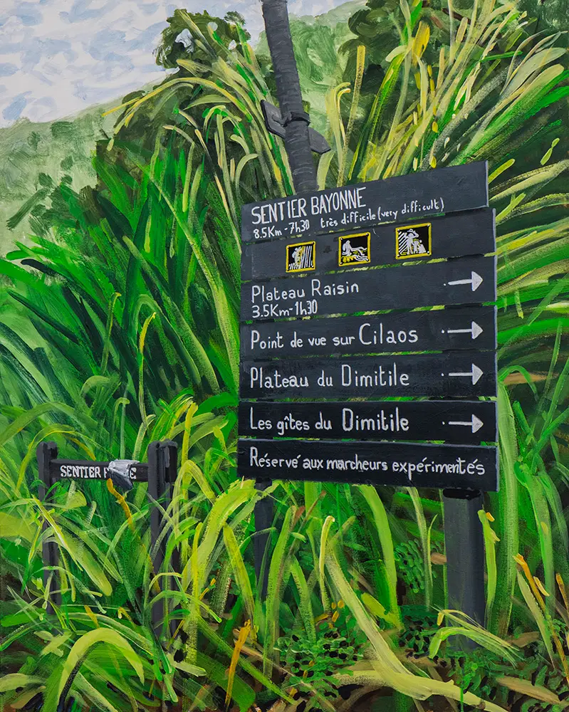 La toile. "Sentier Bayonne"