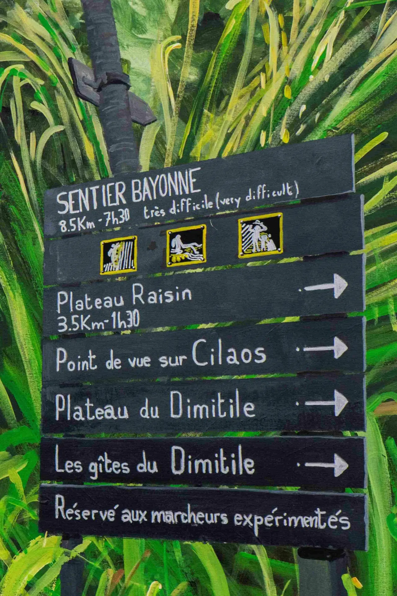 La toile. "Sentier Bayonne" – Image 3