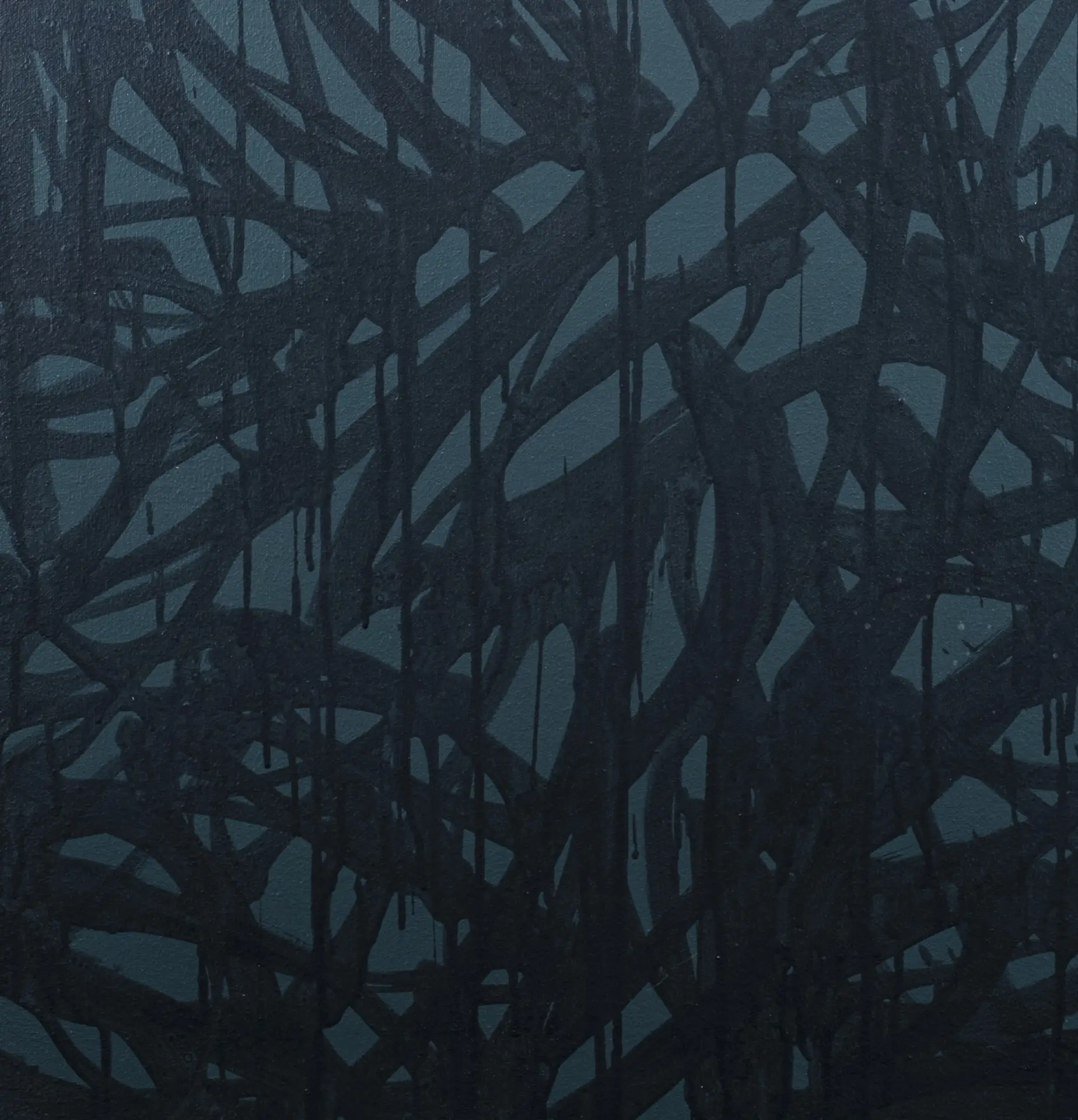 La toile. "Zoizos noirs #3" – Image 3