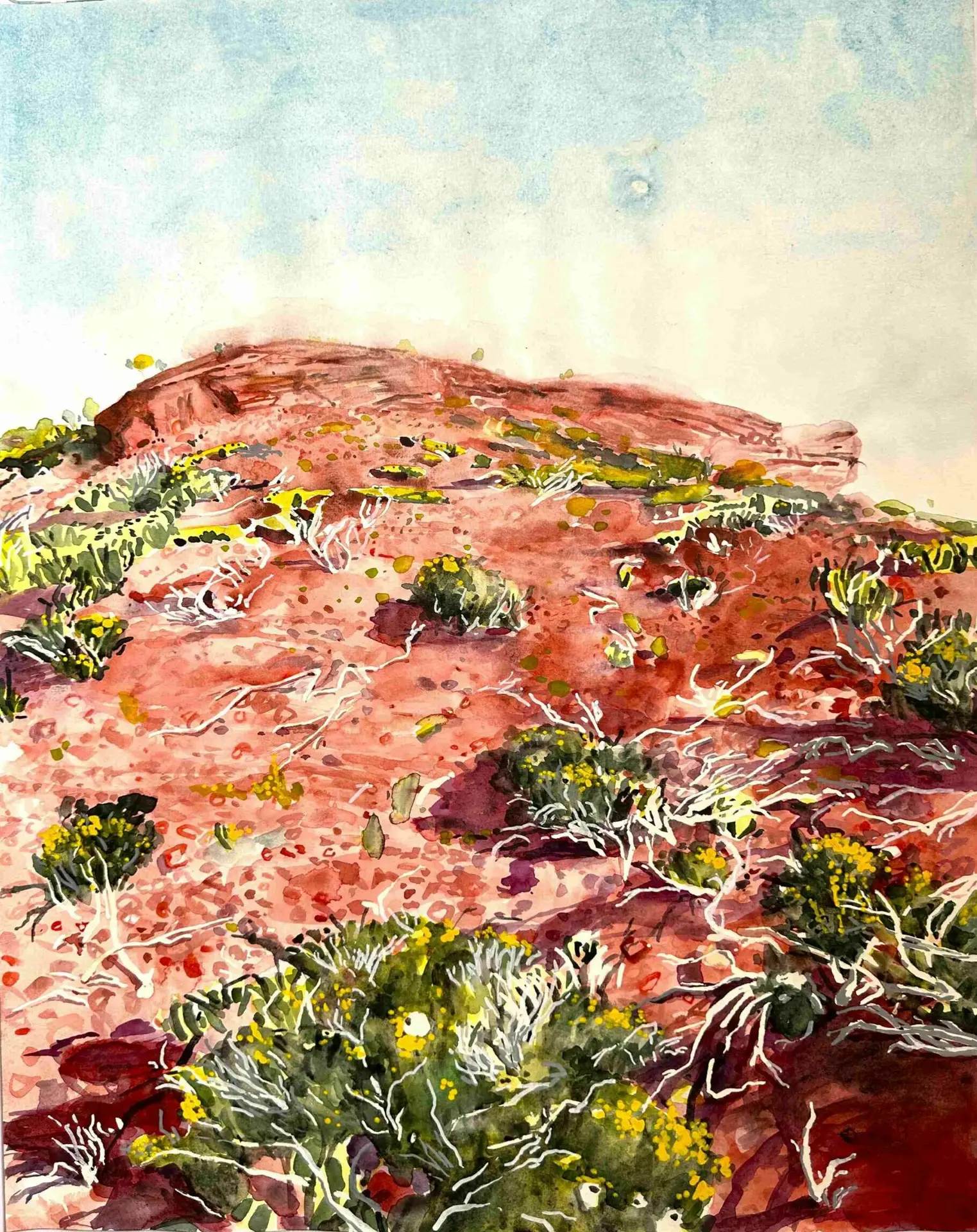 L'aquarelle. "Etude pour Charlie 1"