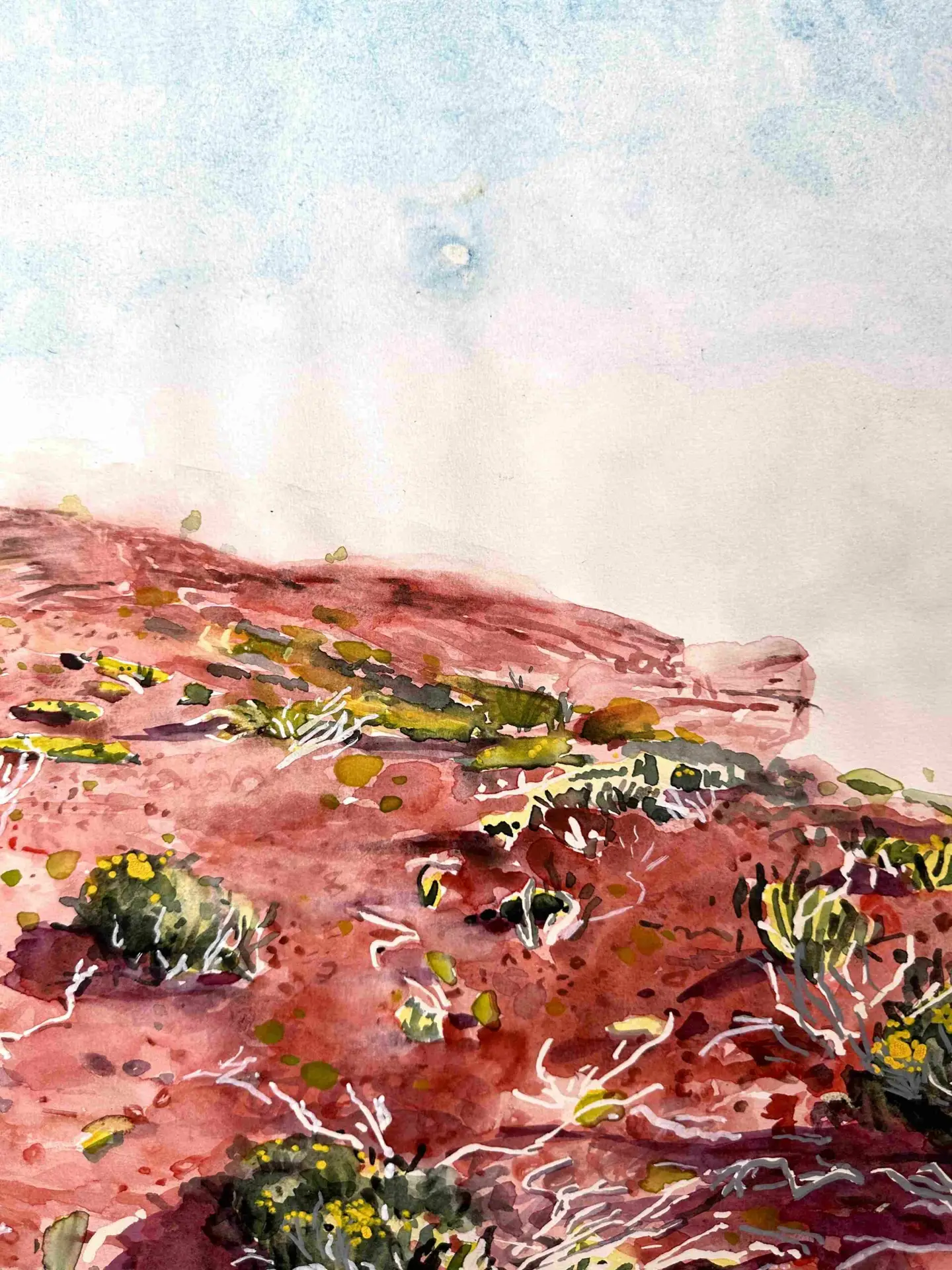 L'aquarelle. "Etude pour Charlie 1" – Image 2