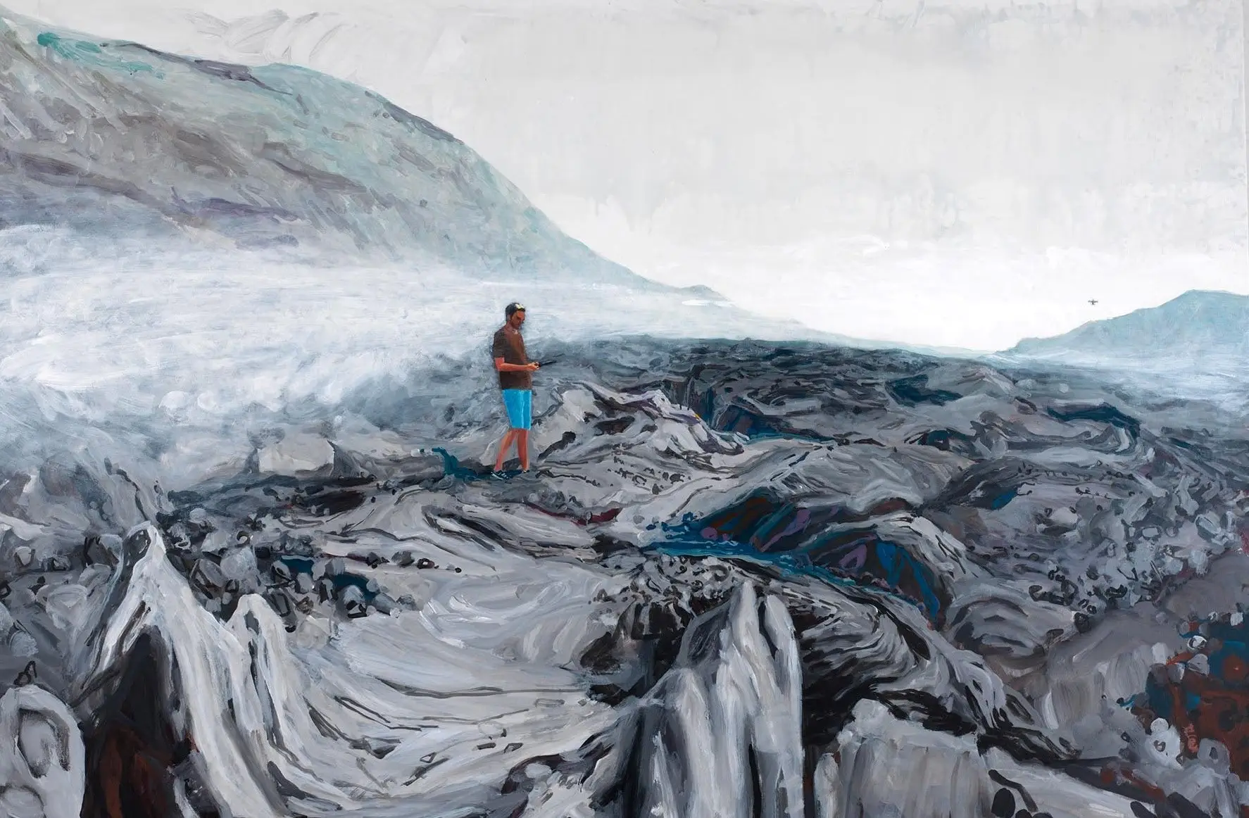 La toile. "Le fainéant"