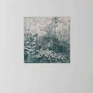 La gravure à l'eau forte. L'estampe "L'heure rose"