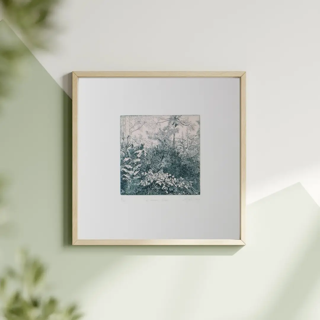 La gravure à l'eau forte. L'estampe "L'heure rose" – Image 5
