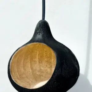 La calebasse. Le rangement noir sablé