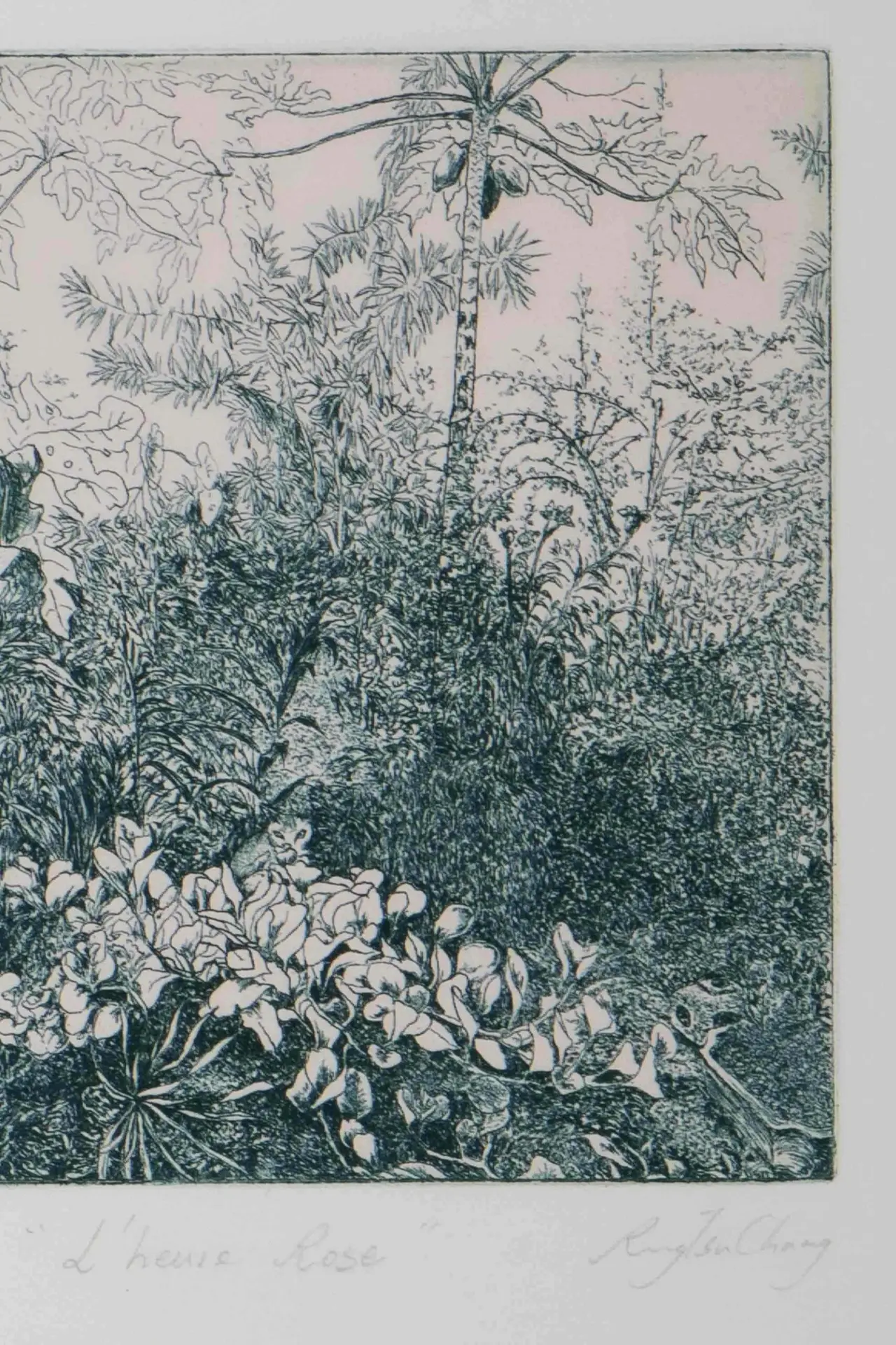 La gravure à l'eau forte. L'estampe "L'heure rose" – Image 4