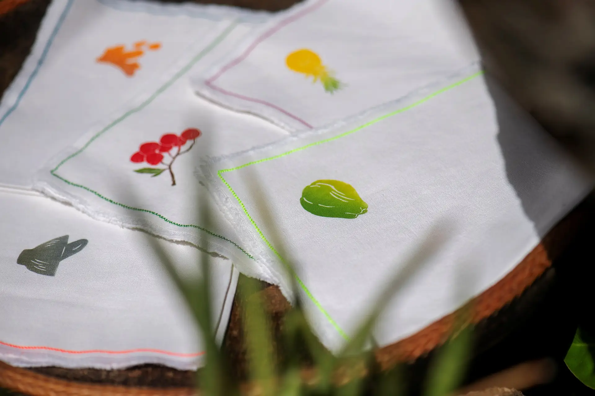 La linogravure. Les serviettes de table – Image 3